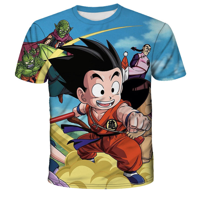 Vintage Collectible Figurines - 2026 Yaz Dragon Ball Tişört Çocuk