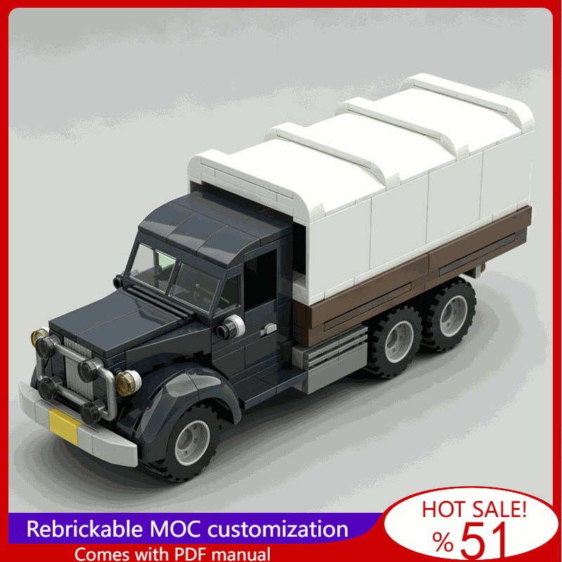 Vintage Collectible Trucks - 311 Parçalı Alman Vintage Set Savaş