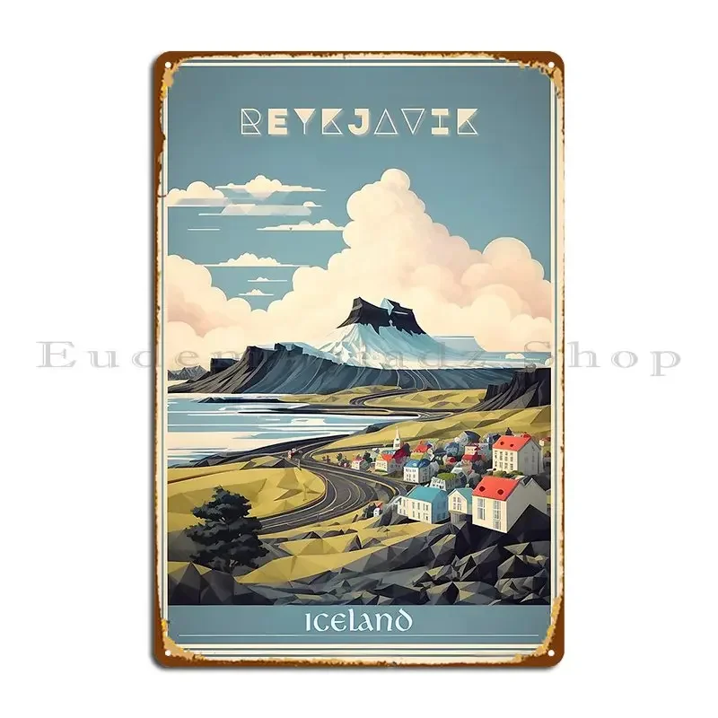 Vintage Collectible Posters - Reykjavik S Vintage Güzellik Retro Poster