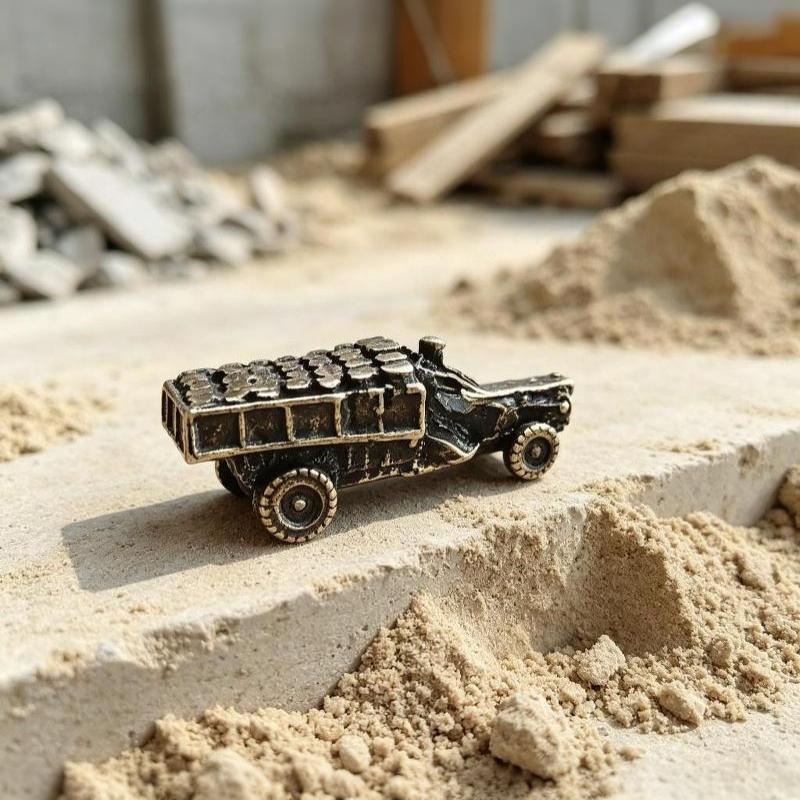 Vintage Collectible Trucks - 1/2/3/4/5 Adet Demir Minyatür Kamyon Retro