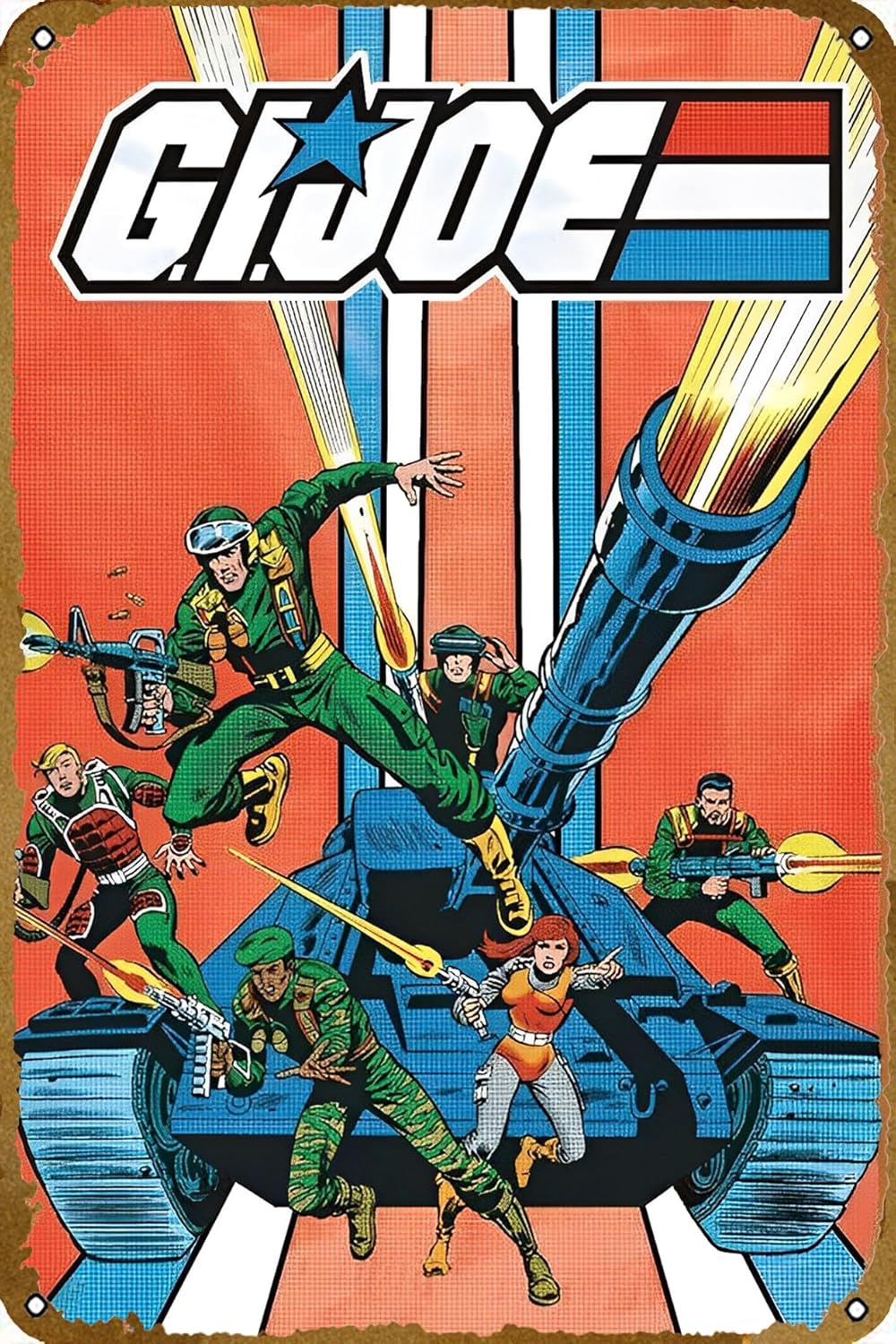 Gi Joe – Tank – Poster Vintage - Vintage Collectible Posters incelemesi ve fiyatı