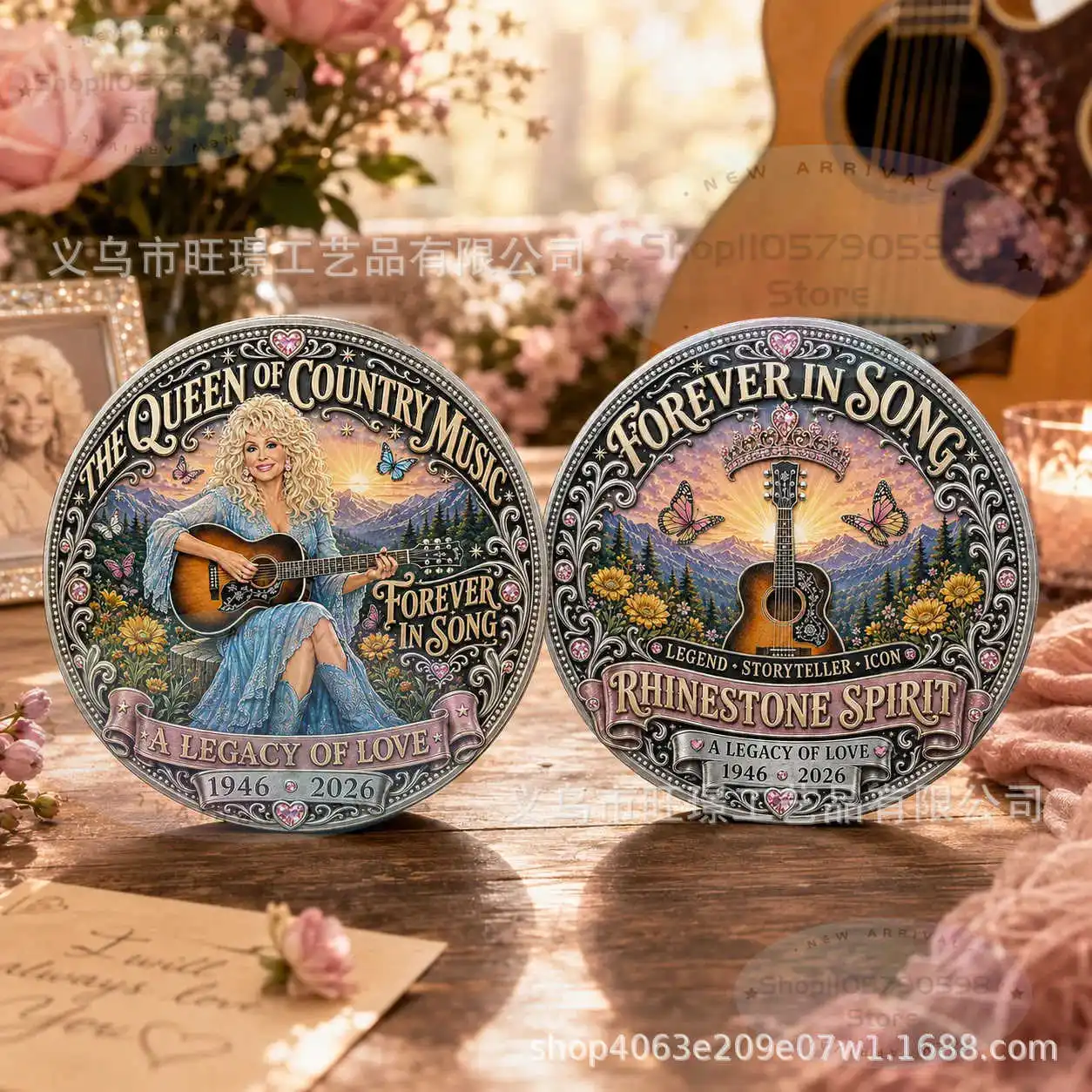 Dolly Parton Metal Hatıra Mada - Vintage Collectible Coins incelemesi ve fiyatı